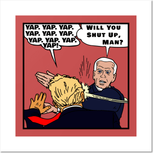 Will You Shut Up, Man? Trump-Biden Debate Posters and Art